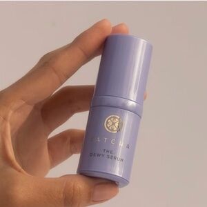 Tatcha Dewy Serum, Silk Peony Eye Cream and Indigo Overnight Repair Combo, NEW